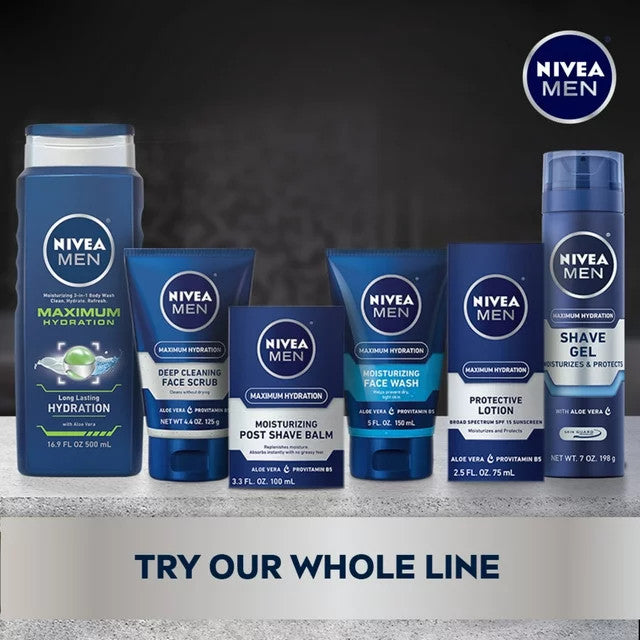 NIVEA For Man Maximum Hydration Shave Gel (7 oz)