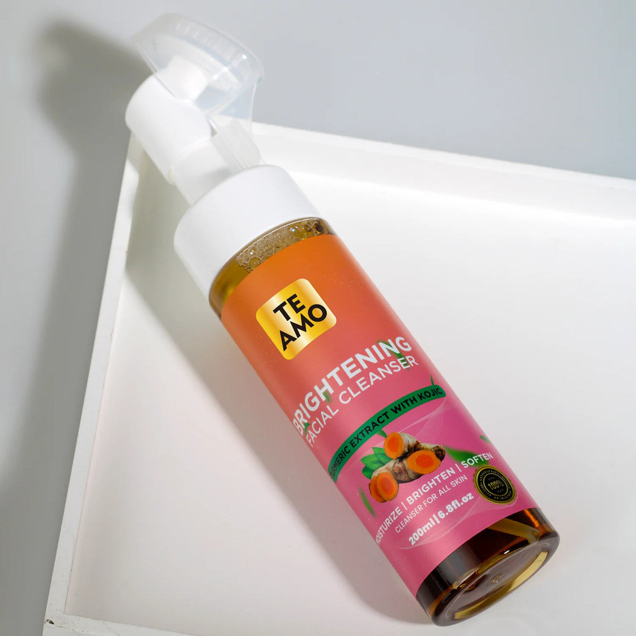 TE AMO Brightening Turmeric Kojic Acid Facial Cleanser (6.8oz)