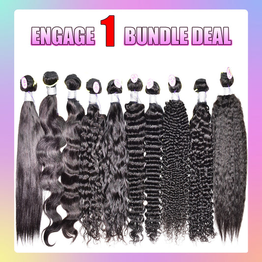 10A ENGAGE Virgin Hair Single Bundle - Deep Wave (10" - 30")