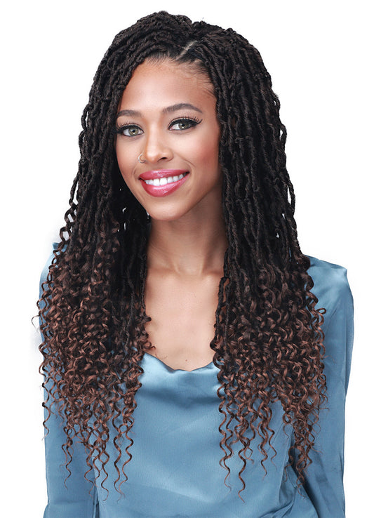 Bobbi Boss Crochet Hair - Micro Locs Curly Tips 18
