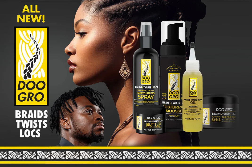 Doo Gro Braids Twists Locs Dandruff-Control Moisturizing Spray (12 oz)