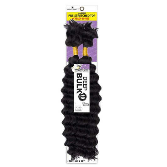 Organique Human Hair Blend Braids - DEEP BULK (14"- 22")