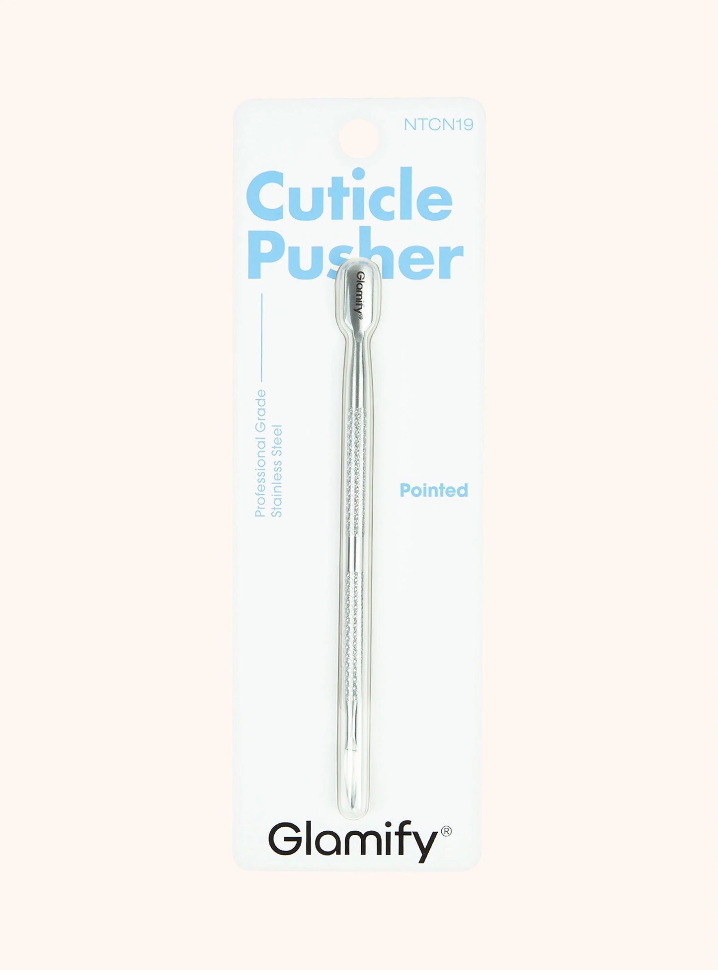 ABSOLULTE Stainless Steel Pointed Cuticle Pusher