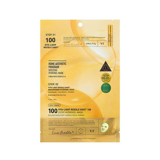 VT COSMETICS Vita-Light Reedle Shot 100 2-Step Hydrogel Mask (1Sheet)