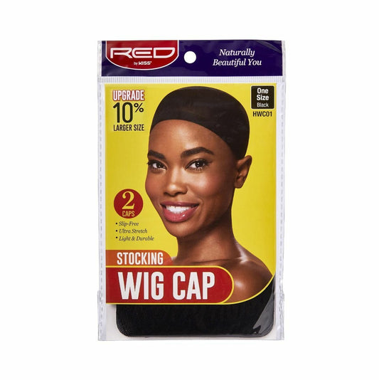 RED Stocking Wig Cap