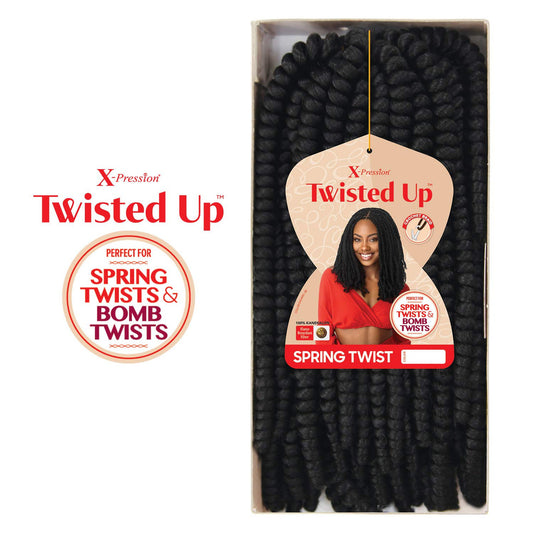 OUTRE X-Pression Twisted Up Synthetic Crochet Hair Springy - Spring Twist 8"