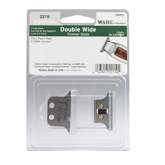 WAHL Adjustable Double Wide Trimmer Blade, 2215