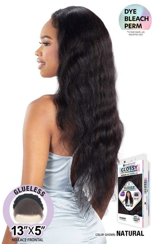 SHAKE N GO Synthetic Glueless HD Lace Front Wig - Glossy (Body Wave 16"-28")