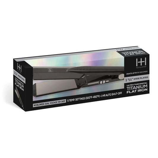 Annie Hot & Hotter Ultra Thin Digital Titanium Flat Iron 1 3/4"