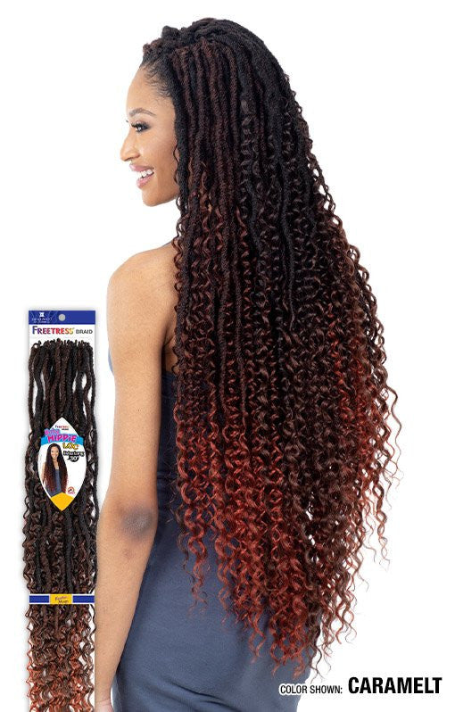 SHAKE N GO Freetress Synthetic Hair Crochet Braids - Boho Hippie Loc 30"