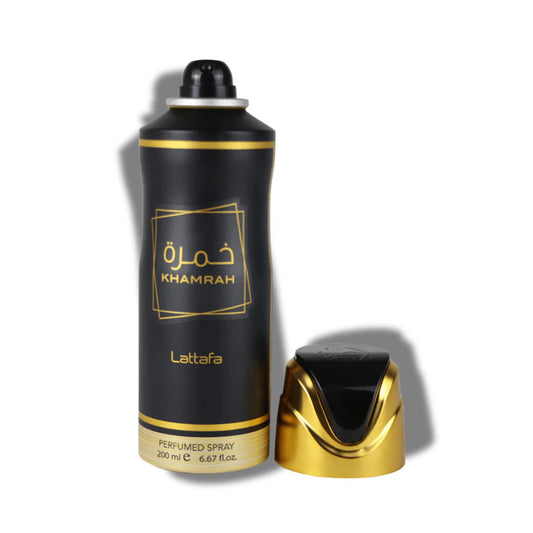 LATTAFA Khamrah Perfumed Deodorant Spray for Everyone (6.67oz)