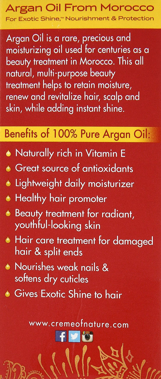 Creme Of Nature 100% Pure Argan Oil