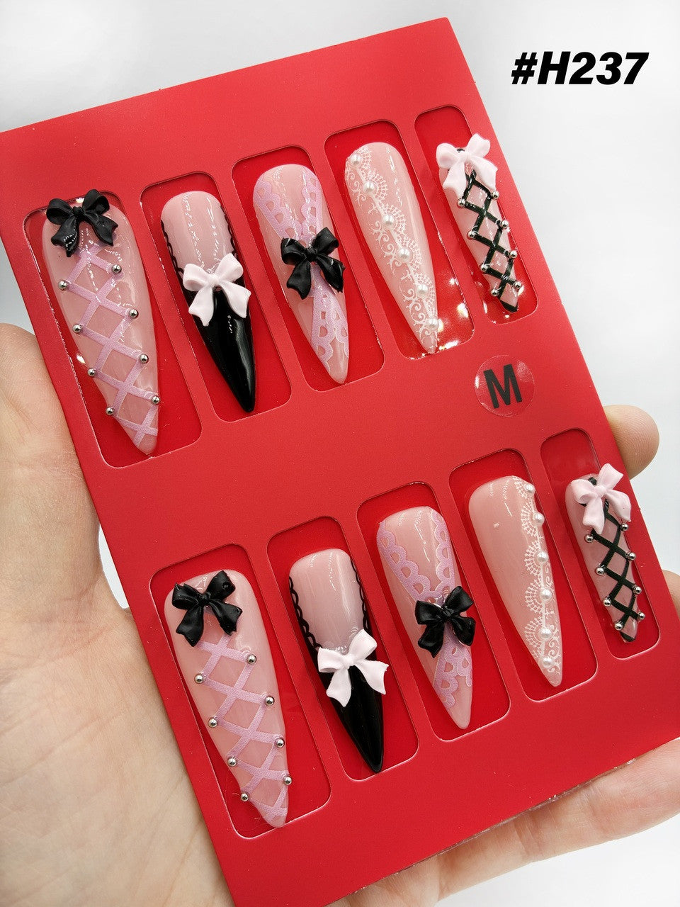 LA FLARE Lovful Nails - STILETTO/MID