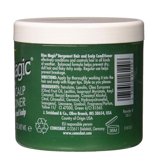 Blue Magic Bergamot Hair & Scalp Conditioner (12oz)