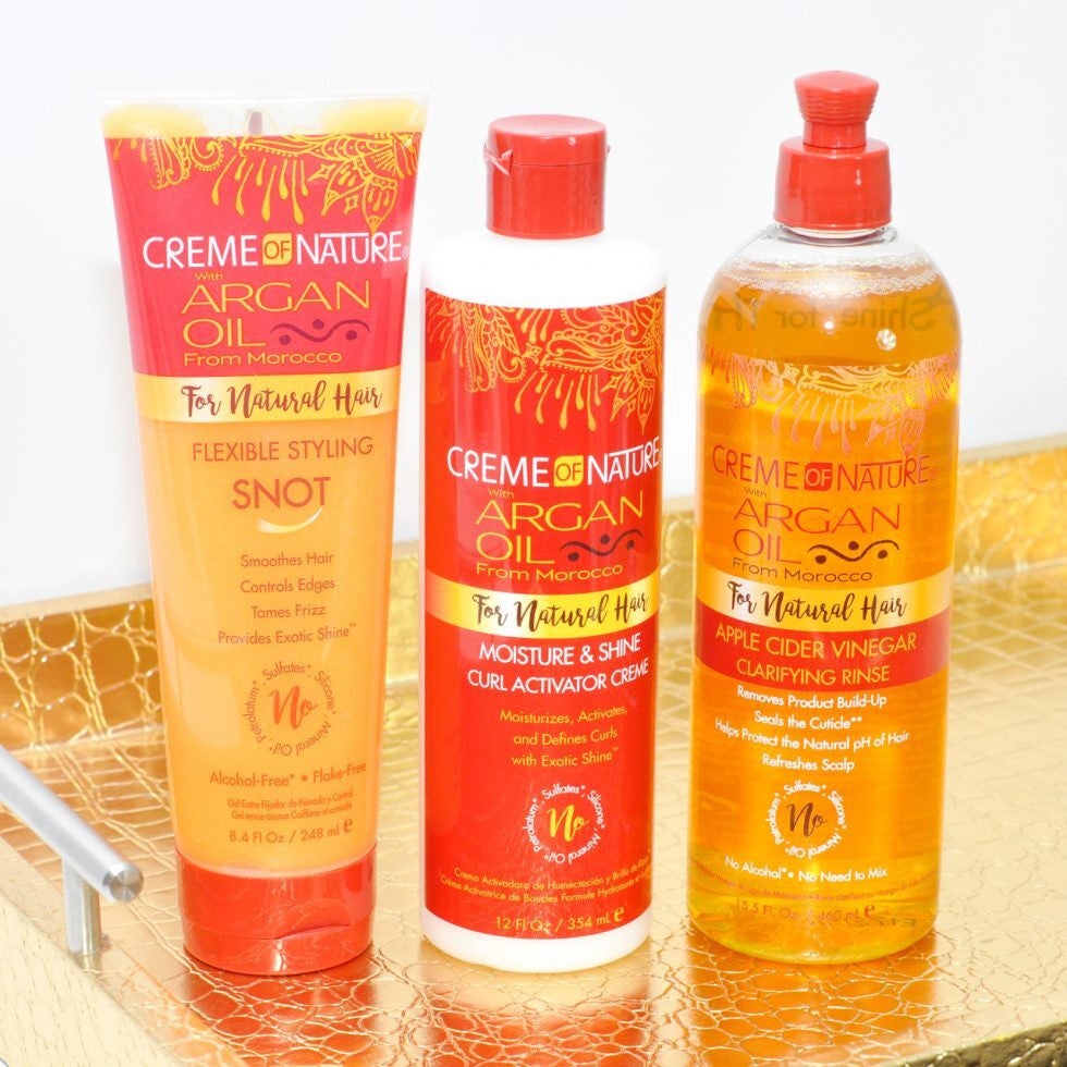 Creme Of Nature Argan Oil Maximum-Hold Styling Snot (8.4 oz)
