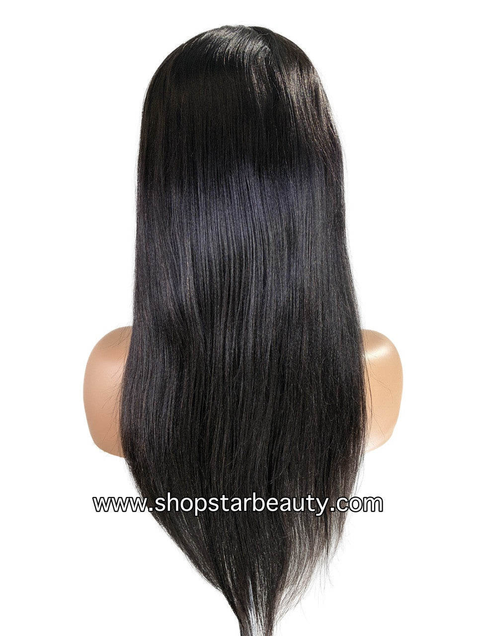 15A PINK LEMON GOLD 100% Human Hair Half Wig H-YAKI