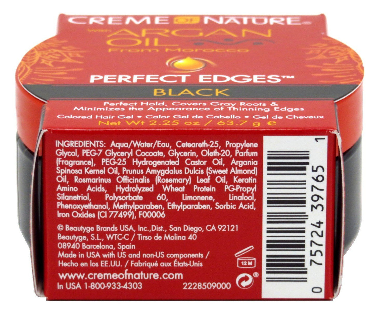 Creme Of Nature Argan Oil Perfect Edges - BLACK