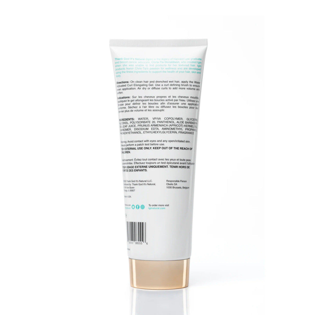 TGIN Miracle Styling Water Activated Curl Elongating Gel (8 oz)