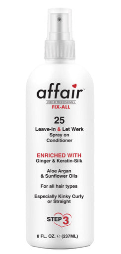 Affair Fix-All Leave-In & Let Werk Spray on Conditioner (STEP 3)
