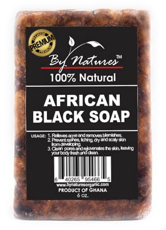 By Natures 100% Natural African Black Soap Original
