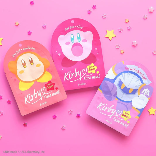 KIRBY Face Mask Pink Lush (1Sheet)