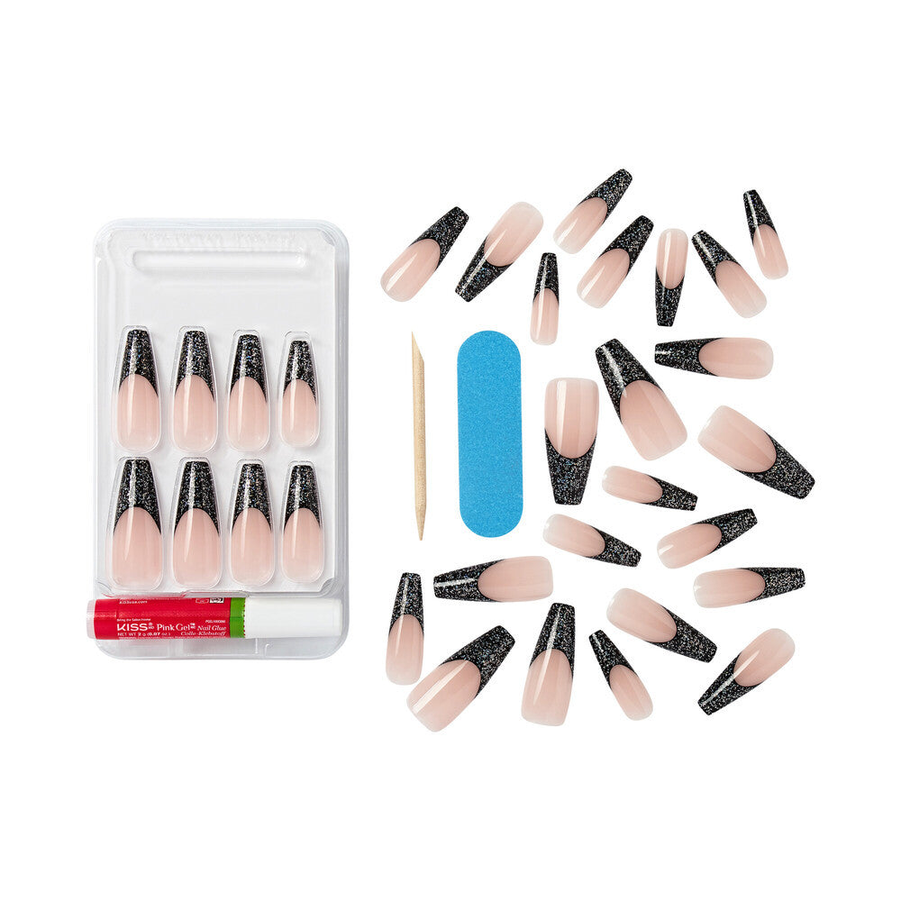 KISS Gel Fantasy Glue On Nails - SAVAGE