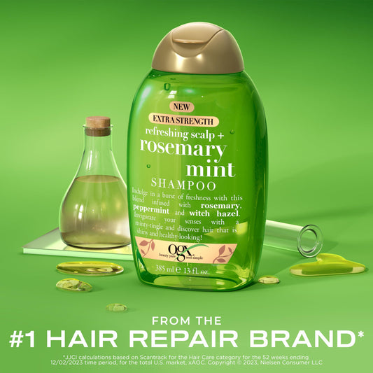 OGX Extra Strength Refreshing Scalp Rosemary Mint Shampoo (13oz)