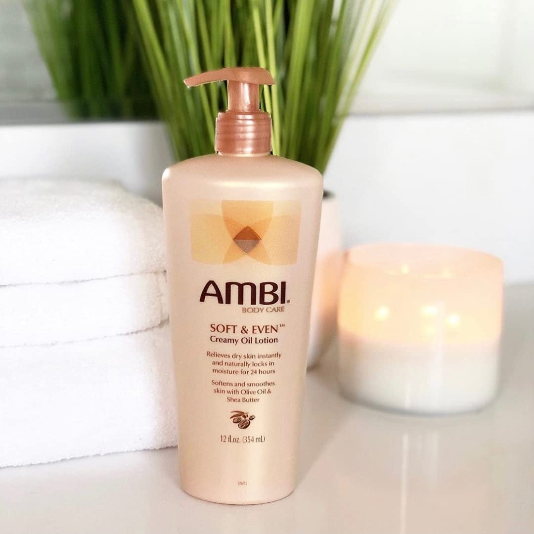Ambi Skincare Soft & Even Creamy Oil Lotion (12 oz)