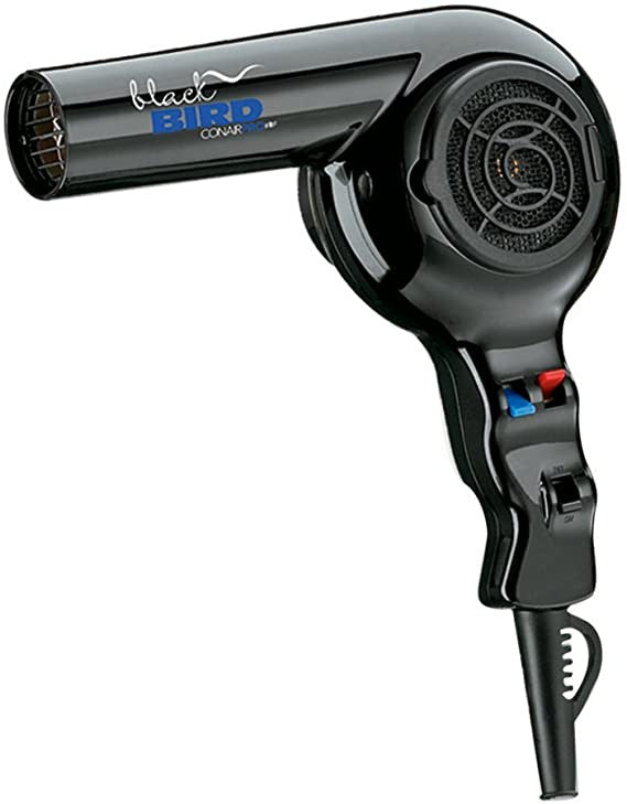 Conair Pro 2000 Watts Professional Black Bird Hair Blow Dryer