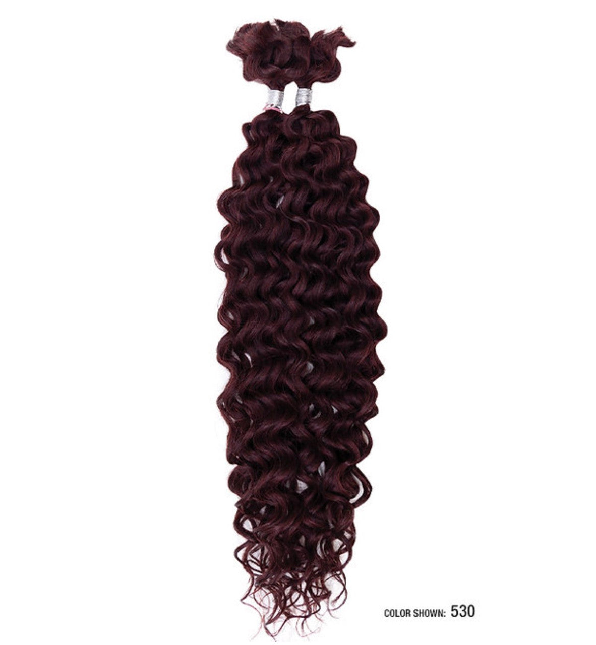 Mayde Beauty Synthetic Bloom Bundle Weave - Wet & Curly Bulk 24″