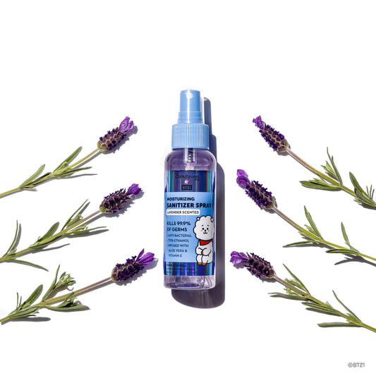 THE CREME SHOP BT21 Sanitizing Spray (Lavender Scented) (3.38 oz)
