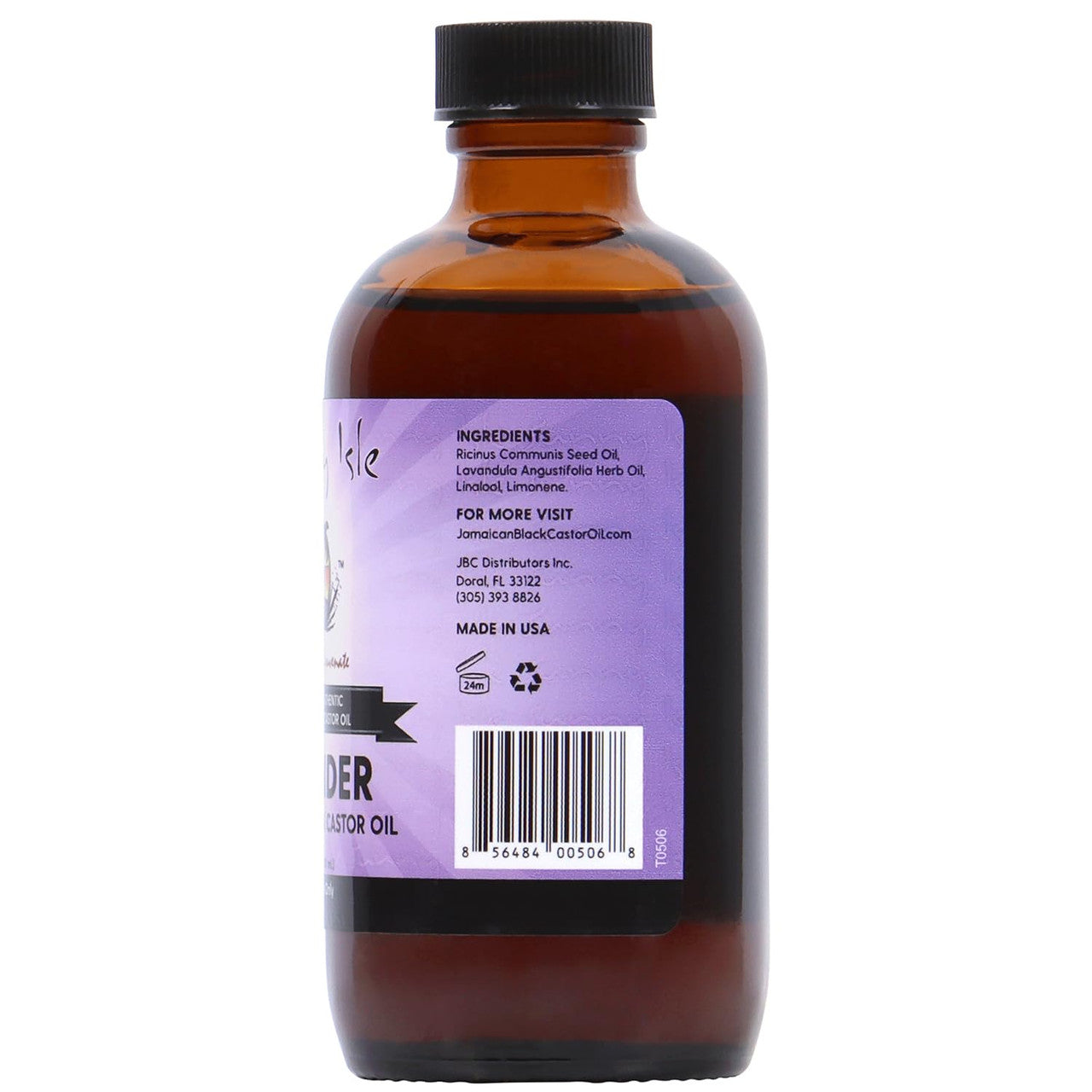 Sunny Isle Jamaican Black Castor Oil - Lavender (4oz)