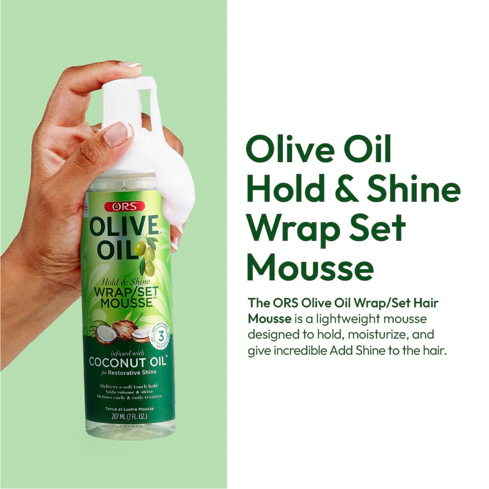 ORS Olive Oil Wrap Set Hair Mousse (3.7oz)