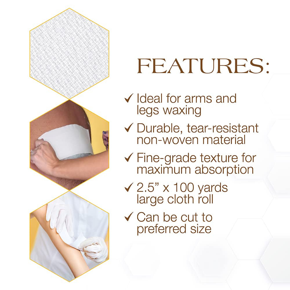 GIGI Natural Muslin Epilating Roll (2.5" x 100 Yards)