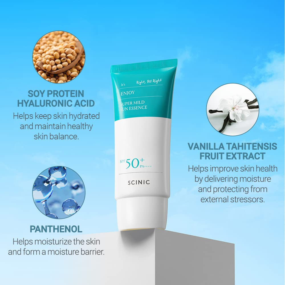 SCINIC Enjoy Super Mild Sun Essence SPF50+ / PA++++