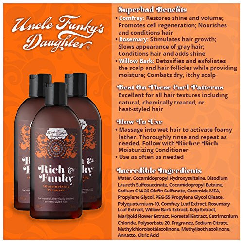 Uncle Funky's Daughter Rich & Funky Moisturizing Cleanser (8 oz)