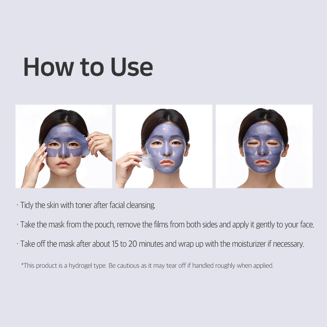 PETITFEE Agave Cooling Hydrogel Face Mask (1Sheet)