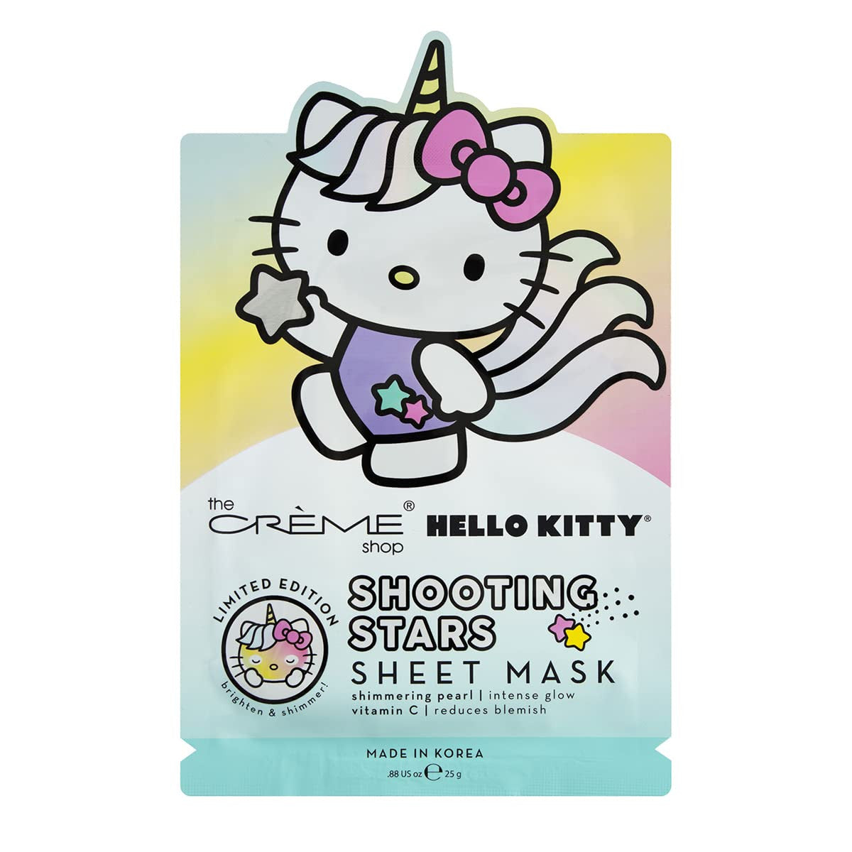 THE CREME SHOP Hello Kitty Unicorn Shooting Stars Sheet Mask (3 sheets)