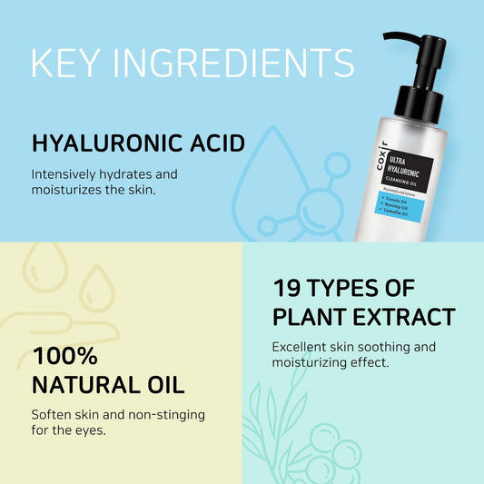 Coxir Ultra Hyaluronic Cleansing Oil (5.07 oz)