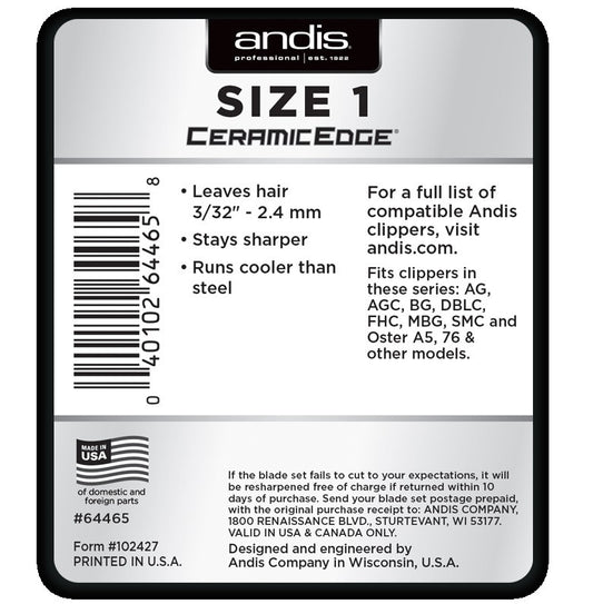 ANDIS Ceramic Edge Detachable Blade
