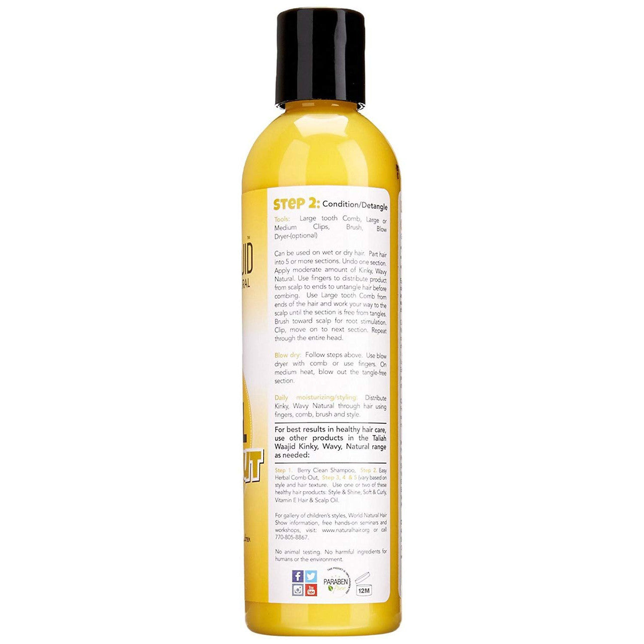 Taliah Waajid Kid Easy Herbal Combout (8 oz)
