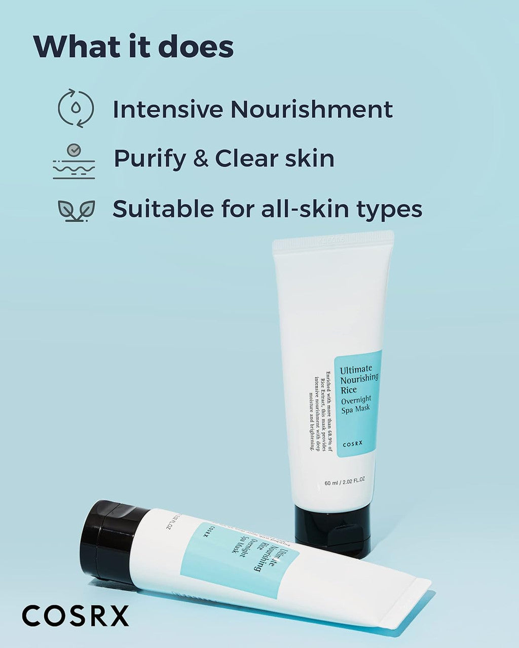 COSRX Ultimate Nourishing Rice Overnight Mask (2.02oz)