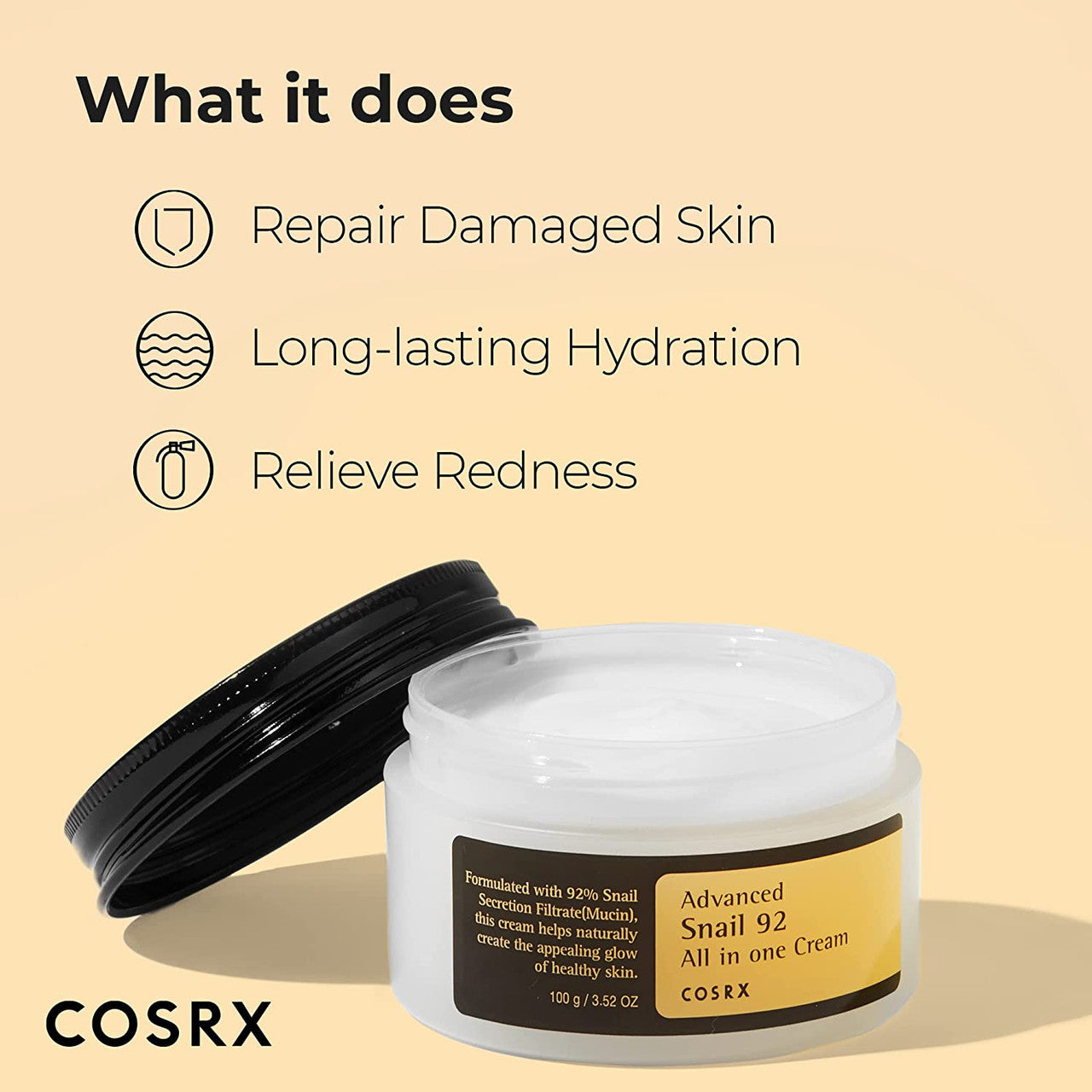 COSRX Advanced Snail 92 All In One Cream (3.52 oz)