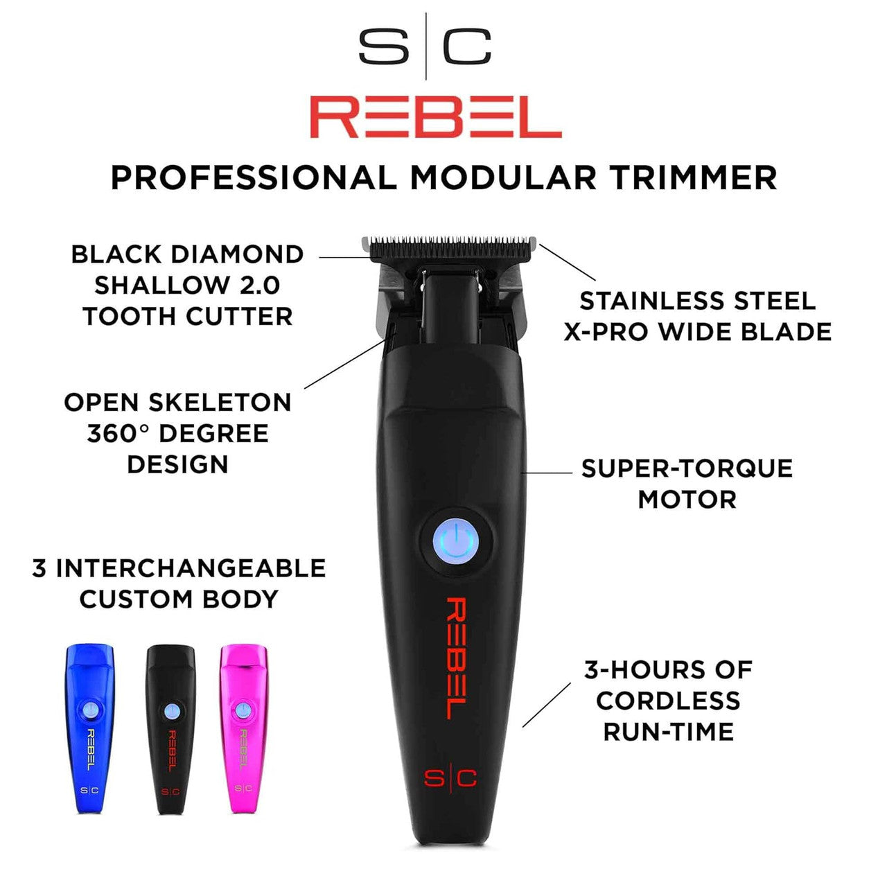 StyleCraft Rebel Trimmer 3 Body Kit