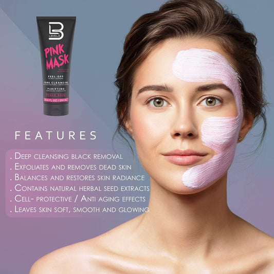 L3VEL3 Pink Peach Rose Peel Off Face Mask