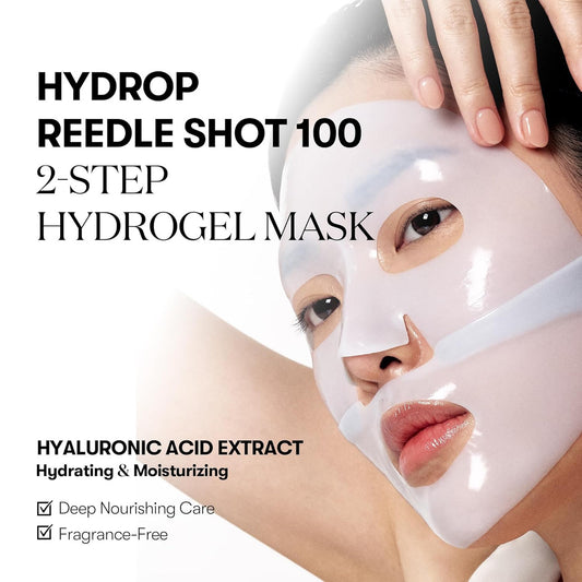 VT COSMETICS Hydrop Reedle Shot 100hl 2-Step Hydrogel Mask (1Sheet)