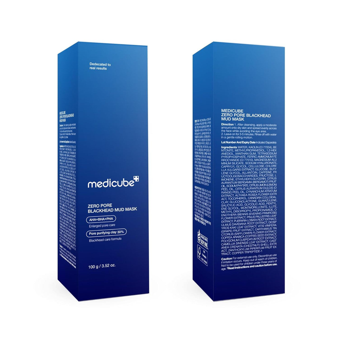 MEDICUBE Zero Pore Blackhead Mud Facial Mask (3.52oz)