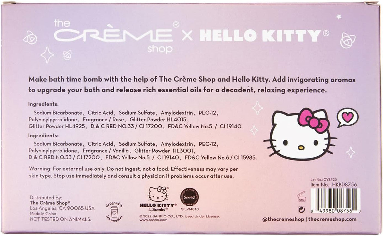 THE CREME SHOP X Hello Kitty 3D Aromatherapy Bath Bomb Duo