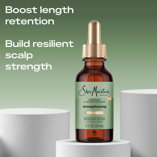 Shea Moisture Rosemary & Collagen Strengthening Scalp & Hair Oil (2oz)