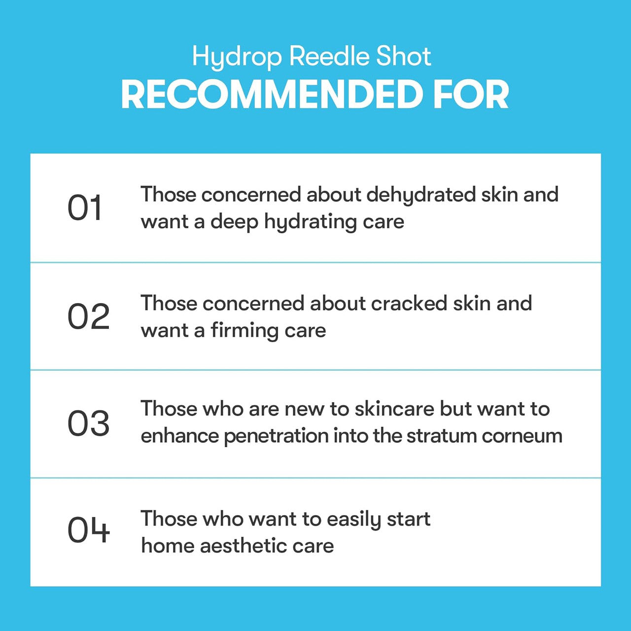 VT COSMETICS Hydrop Reedle Shot 100hL Microneedling Serum (1.69oz)